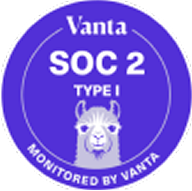 Vanta SOC 2 certification badge
